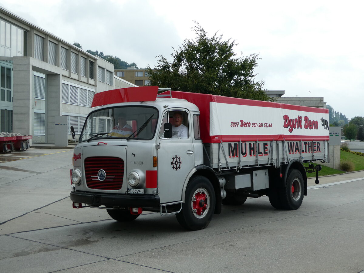 (239'541) - Dysli, Bern - BE 3659 U - Saurer am 27. August 2022 in Oberkirch, CAMPUS Sursee