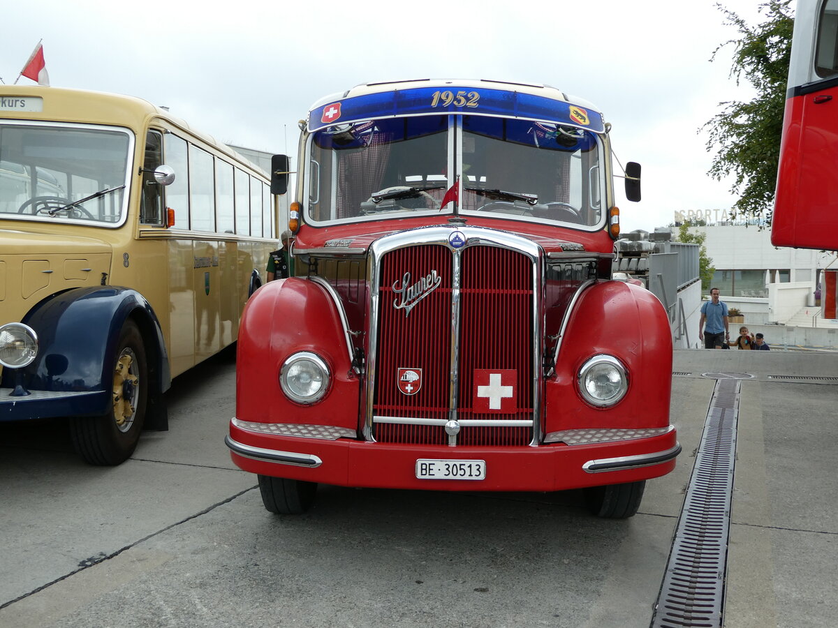 (239'591) - Schaffer, Oberburg - BE 30'513 - Saurer/R&J (ex AFA Adelboden Nr. 16; ex ASKA Aeschi Nr. 8) am 27. August 2022 in Oberkirch, CAMPUS Sursee