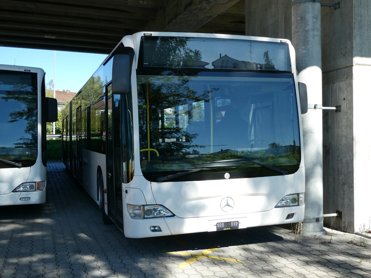 (240'034) - Interbus, Yverdon - Nr. 222 - Mercedes (ex VBL Luzern Nr. 158) am 11. September 2022 in Kerzers, Murtenstrasse