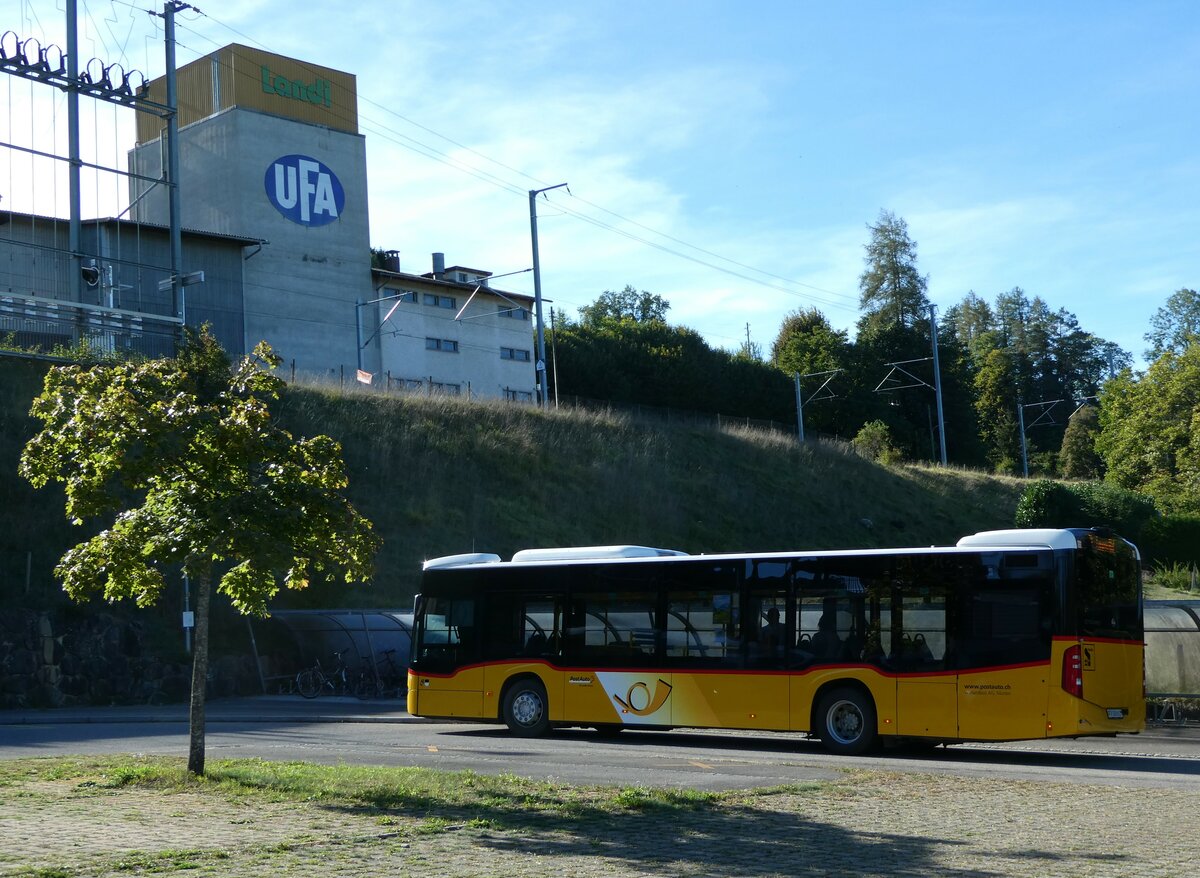 (240'056) - Wieland, Murten - Nr. 125/FR 300'631 - Mercedes am 11. September 2022 beim Bahnhof Kerzers