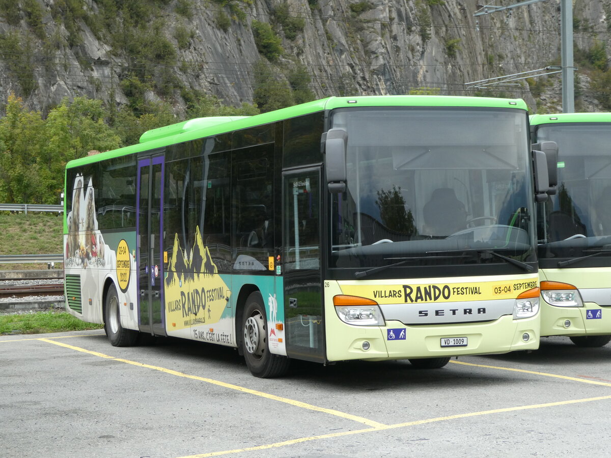 (240'670) - TPC Aigle - Nr. 26/VD 1009 - Setra (ex Volnbusz, H-Budapest) am 8. Oktober 2022 in Aigle, Dpt