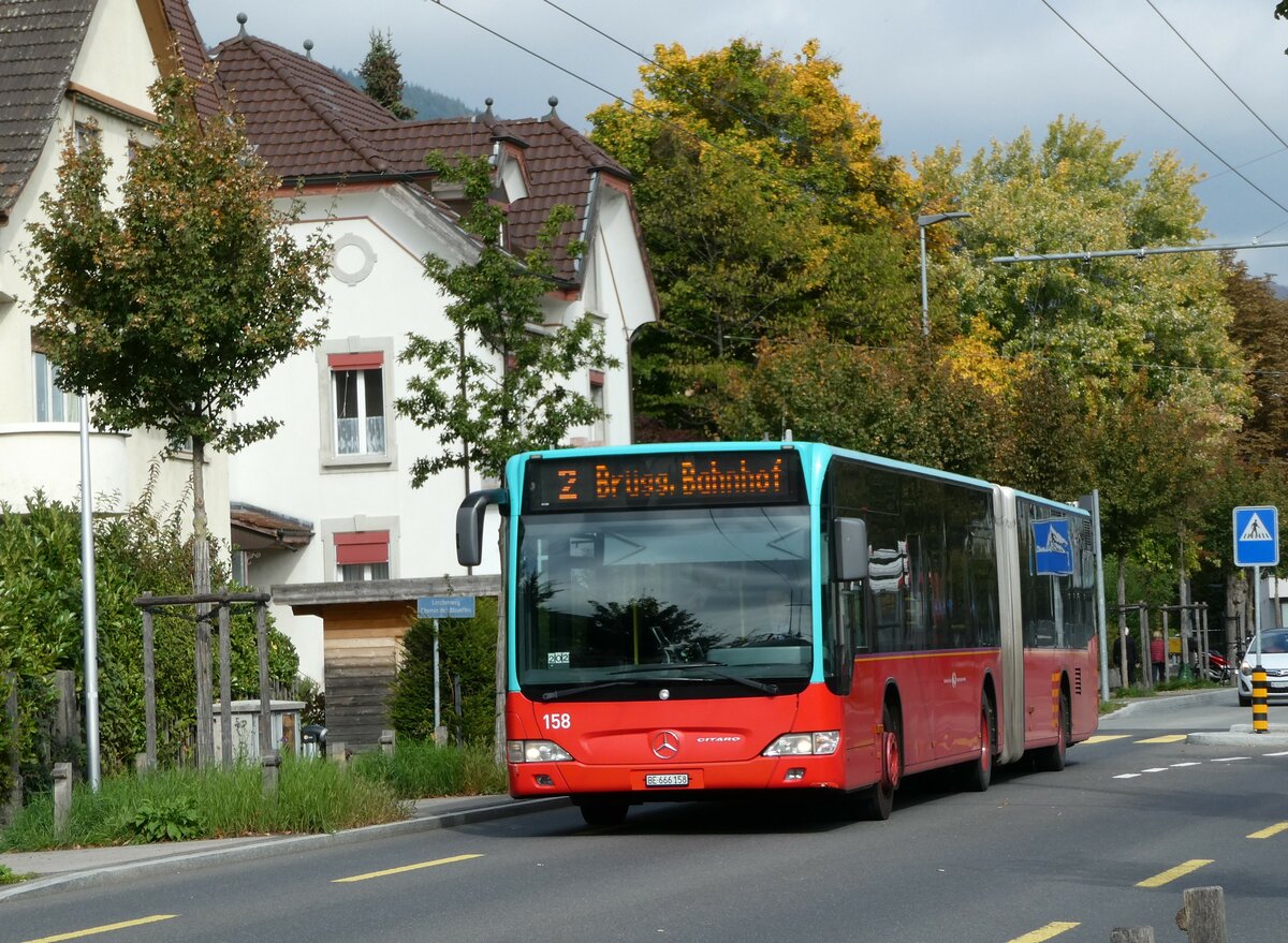 (240'817) - VB Biel - Nr. 158/BE 666'158 - Mercedes am 9. Oktober 2022 in Biel, Lerchenweg