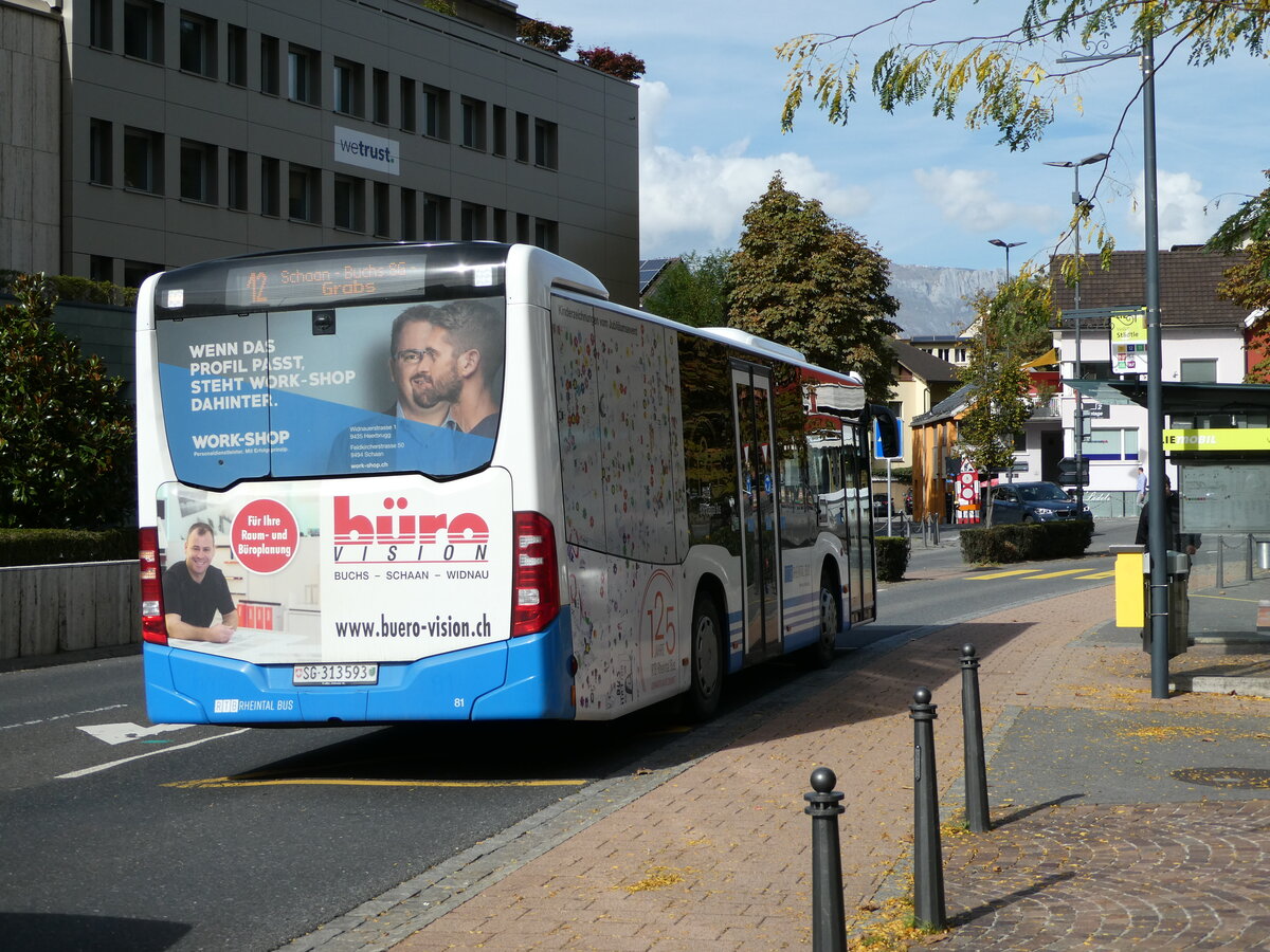 (240'949) - Aus der Schweiz: RTB Altsttten - Nr. 81/SG 313'593 - Mercedes am 11. Oktober 2022 in Vaduz, Stdtle