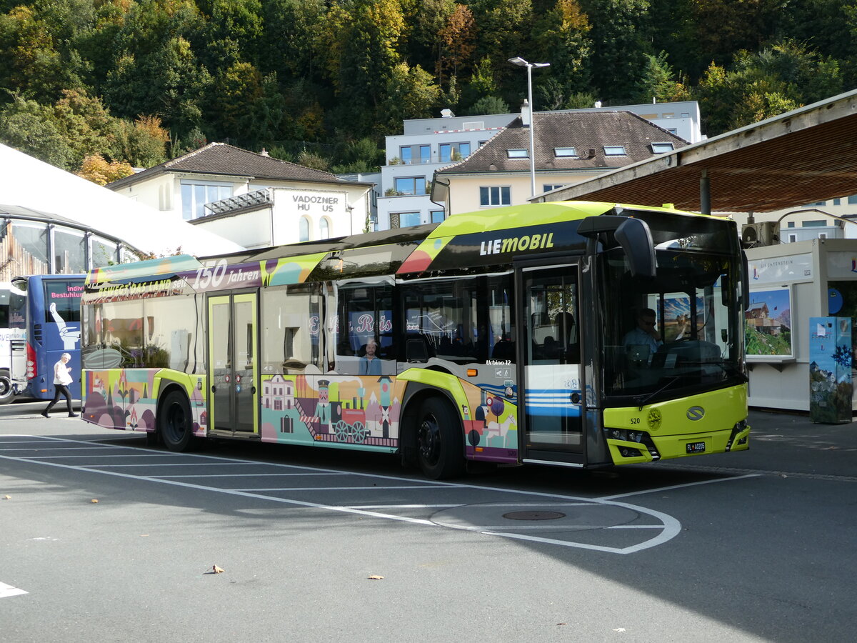 (240'956) - BOS PS Anstalt, Vaduz - Nr. 520/FL 40'205 - Solaris am 11. Oktober 2022 in Vaduz, Stdtle