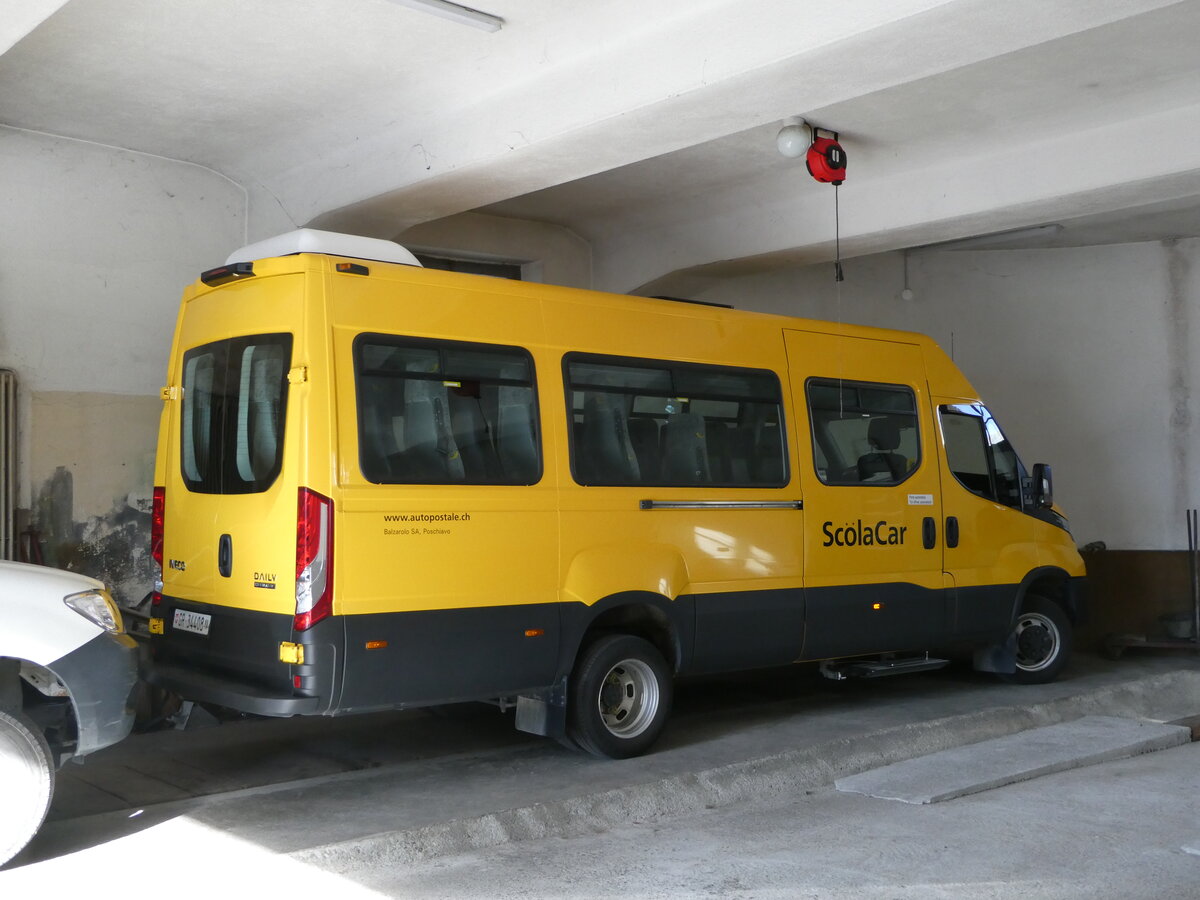 (241'191) - Balzarolo, Poschiavo - GR 34'408 - Iveco am 13. Oktober 2022 in Poschiavo, Garage