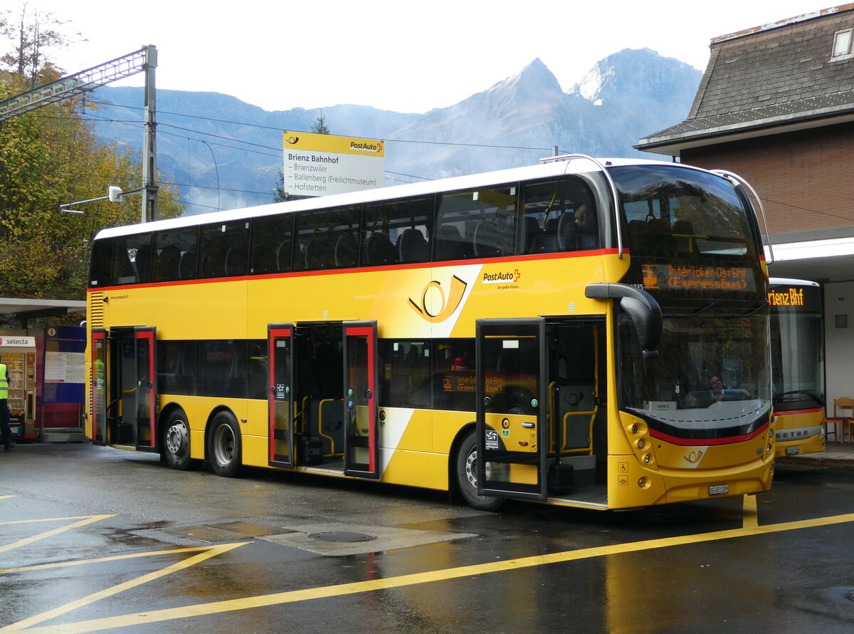 (241'702) - PostAuto Ostschweiz - SG 451'109 - Alexander Dennis (ex CarPostal Ouest; ex PostAuto Ostschweiz SG 445'308) am 22. Oktober 2022 auf dem Brnigpass