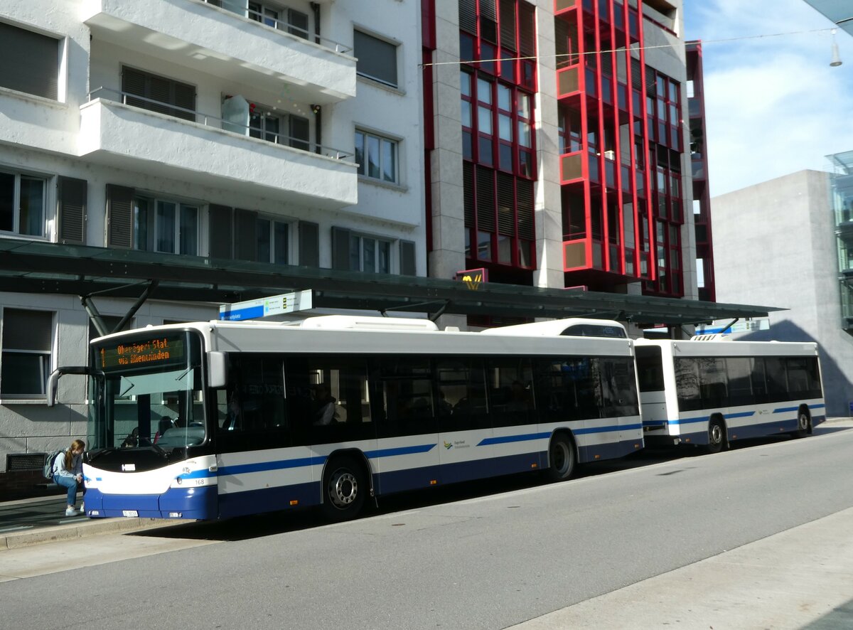 (242'041) - ZVB Zug - Nr. 168/ZG 88'168 - Hess am 31. Oktober 2022 beim Bahnhof Zug 