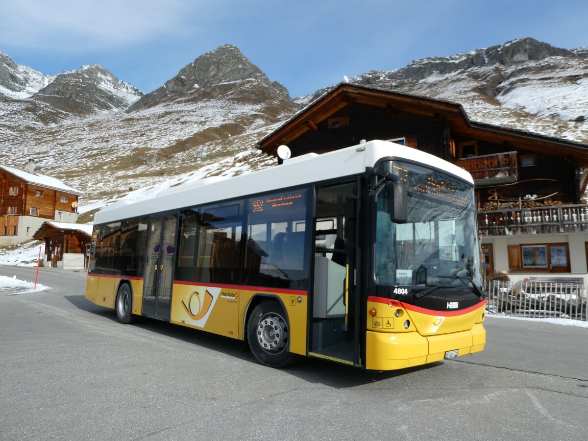 (242'265) - Gaudenz, Andeer - GR 163'715 - Scania/Hess (ex Stutz, Jonen; ex PostAuto Bern; ex AVG Meiringen Nr. 67; ex AVG Meiringen Nr. 76; ex Steiner, Messen) am 8. November 2022 in Juf