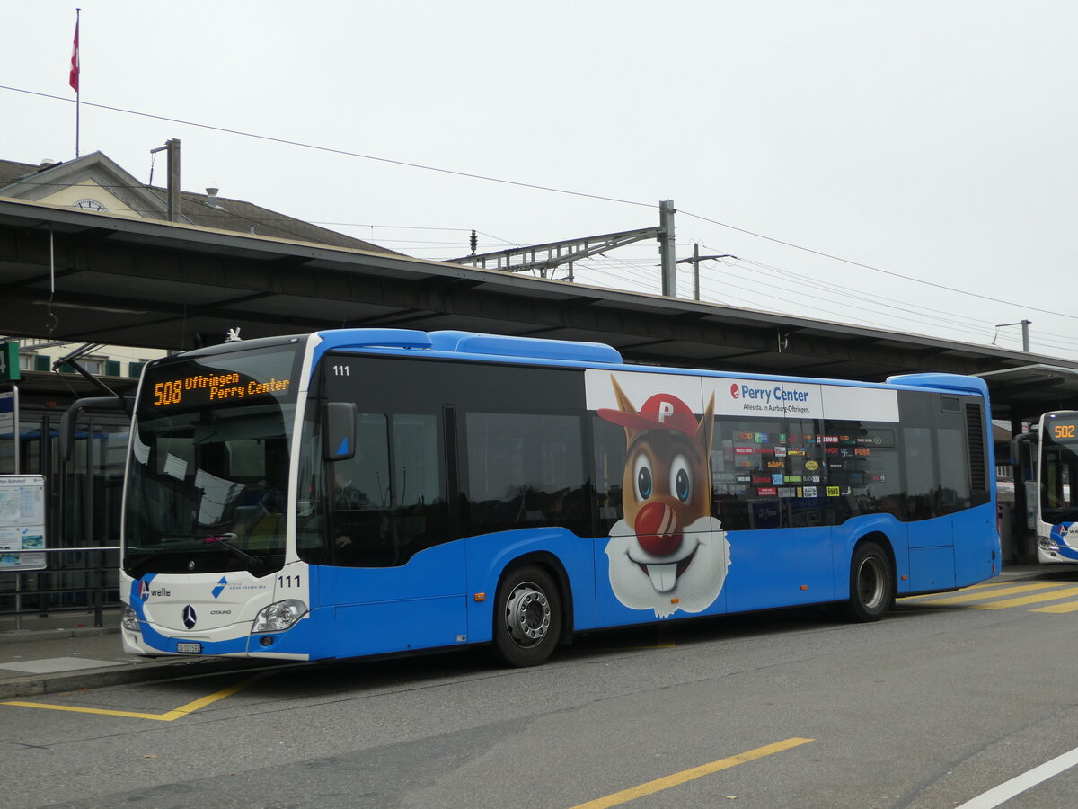 (242'559) - BOGG Wangen b.O. - Nr. 111/SO 103'592 - Mercedes am 12. November 2022 beim Bahnhof Olten