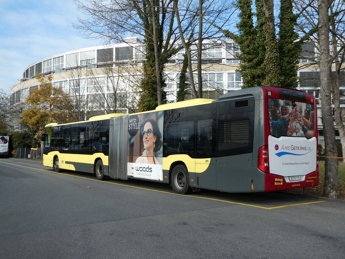 (243'356) - STI Thun - Nr. 170/BE 752'170 - Mercedes am 2. Dezember 2022 bei der Schifflndte Thun