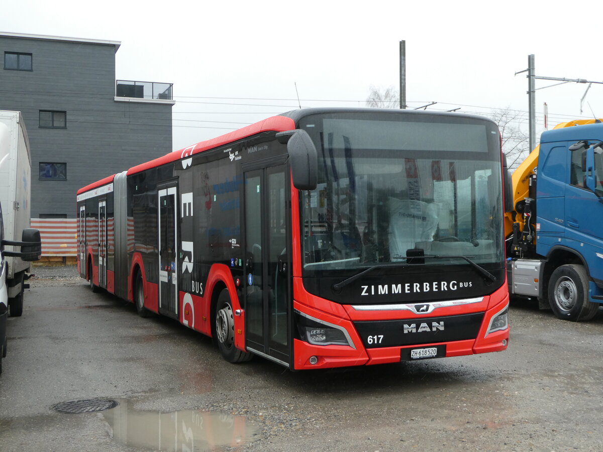 (243'708) - AHW Horgen - Nr. 617/ZH 618'520 - MAN am 10. Dezember 2022 in Schmerikon, Thomann