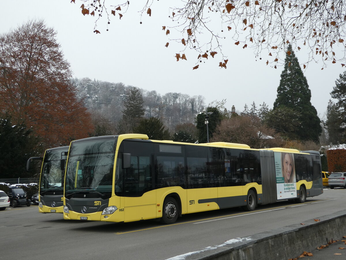 (243'835) - STI Thun - Nr. 162/BE 752'162 - Mercedes am 13. Dezember 2022 bei der Schifflndte Thun