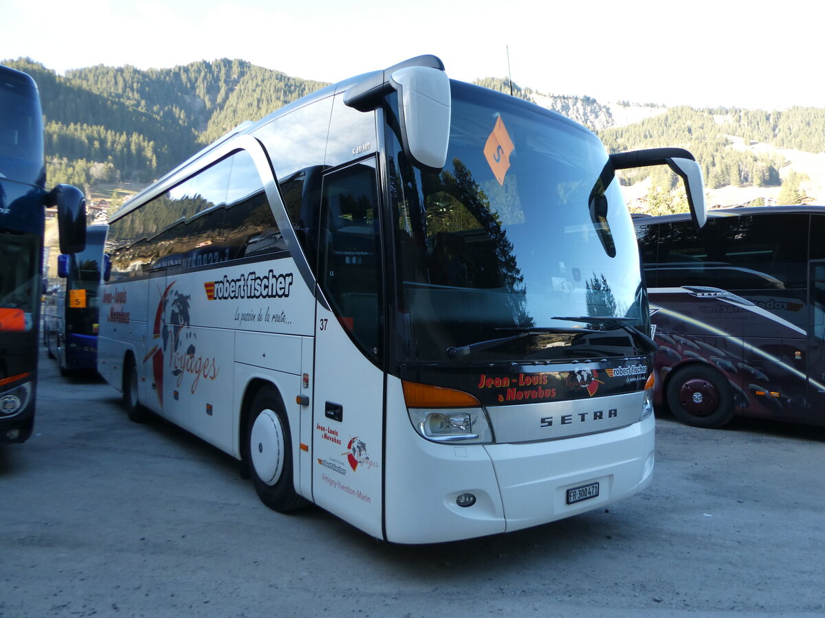 (244'849) - Jean-Louis, Ftigny - Nr. 37/FR 300'471 - Setra am 7. Januar 2023 in Adelboden, ASB