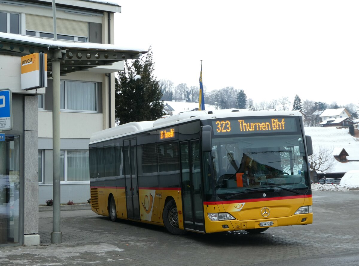 (245'272) - Engeloch, Riggisberg - Nr. 1/BE 447'250/PID 5579 - Mercedes am 23. Januar 2023 in Riggisberg, Post