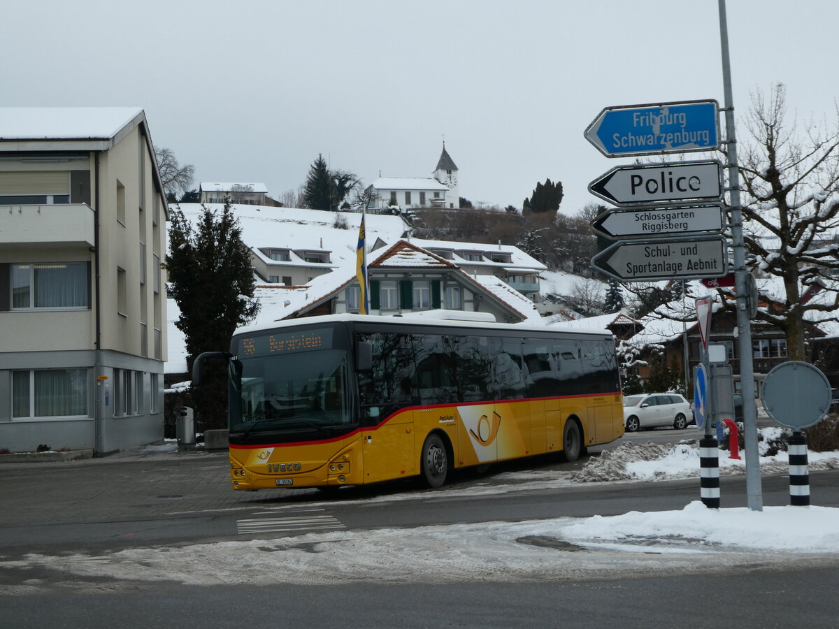 (245'274) - Engeloch, Riggisberg - Nr. 13/BE 98'334/PID 11'451 - Iveco am 23. Januar 2023 in Riggisberg, Post