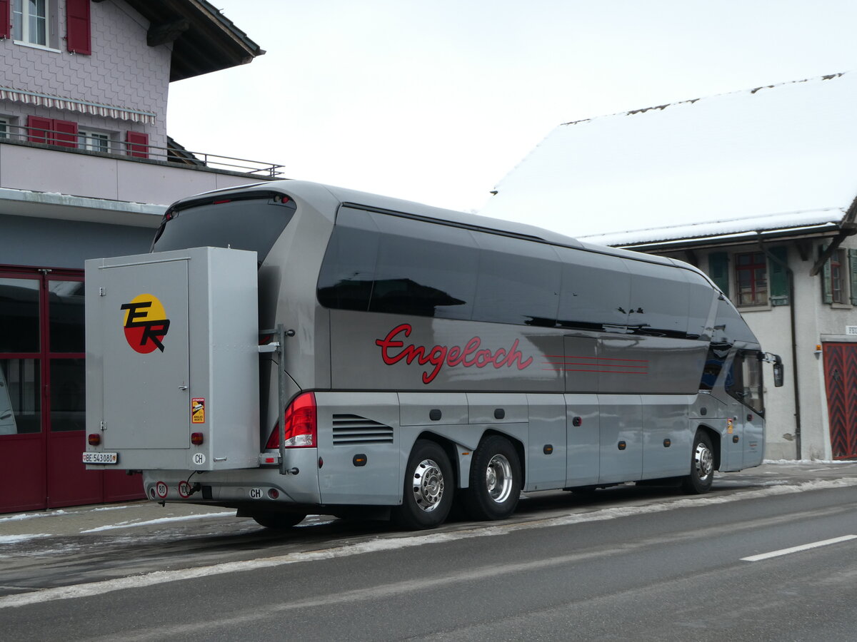 (245'285) - Engeloch, Riggisberg - BE 543'080 - Neoplan am 23. Januar 2023 in Riggisberg, Garage