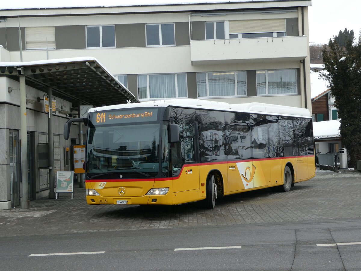 (245'288) - Engeloch, Riggisberg - Nr. 10/BE 447'210/PID 5577 - Mercedes am 23. Januar 2023 in Riggisberg, Post