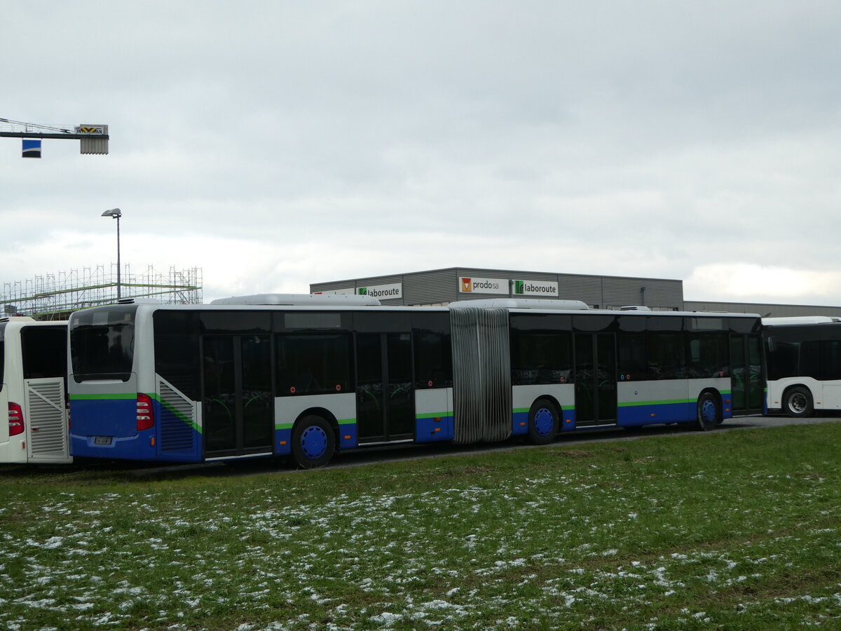 (245'526) - TPL Lugano - Nr. 412 - Mercedes am 28. Januar 2023 in Domdidier, Garage Intertours