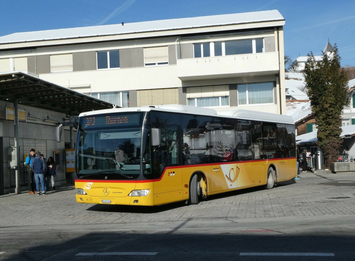 (245'564) - Engeloch, Riggisberg - Nr. 9/BE 447'240/PID 5578 - Mercedes am 30. Januar 2023 in Riggisberg, Post