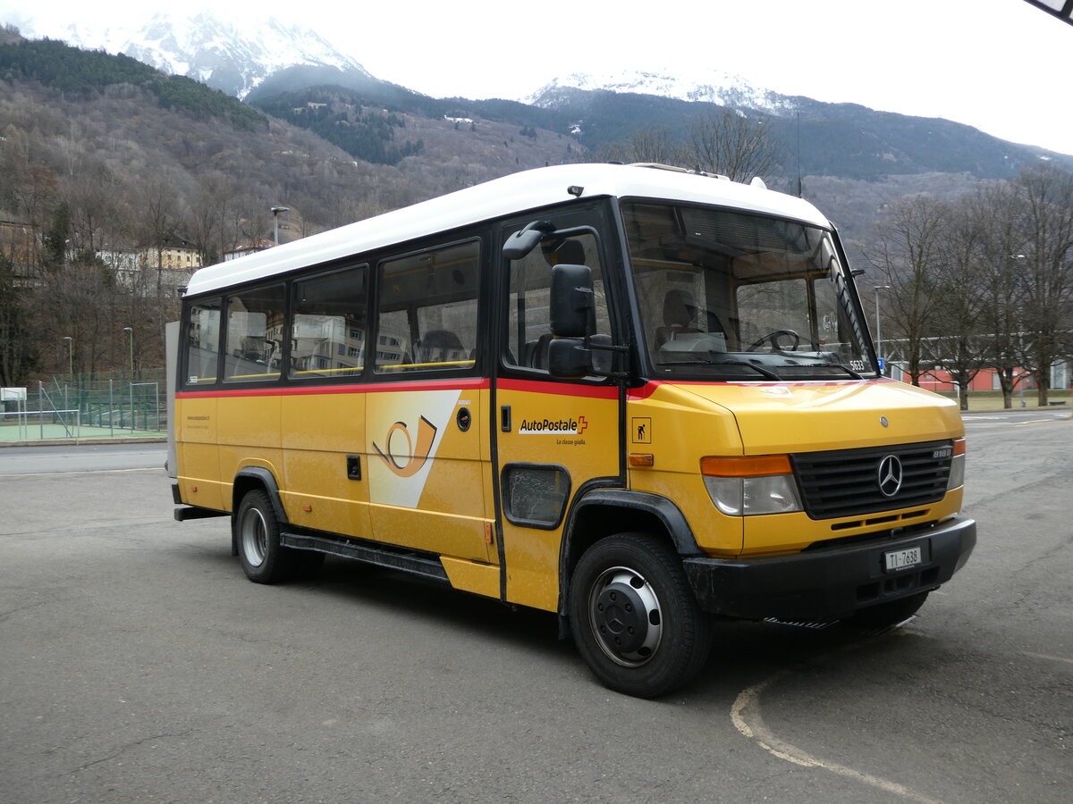 (245'785) - Barenco, Faido - TI 7638/PID 5633 - Mercedes/VDL am 4. Februar 2023 in Faido, Garage 