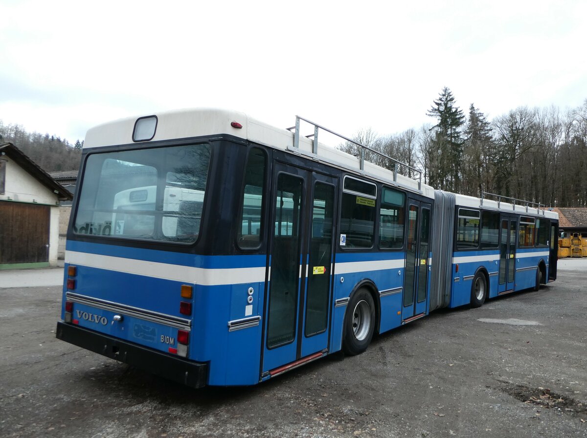 (246'661) - Krauer, Kehrsatz - Volvo/R&J (ex VBL Luzern Nr. 111) am 26. Februar 2023 in Oberburg, Ziegelgut