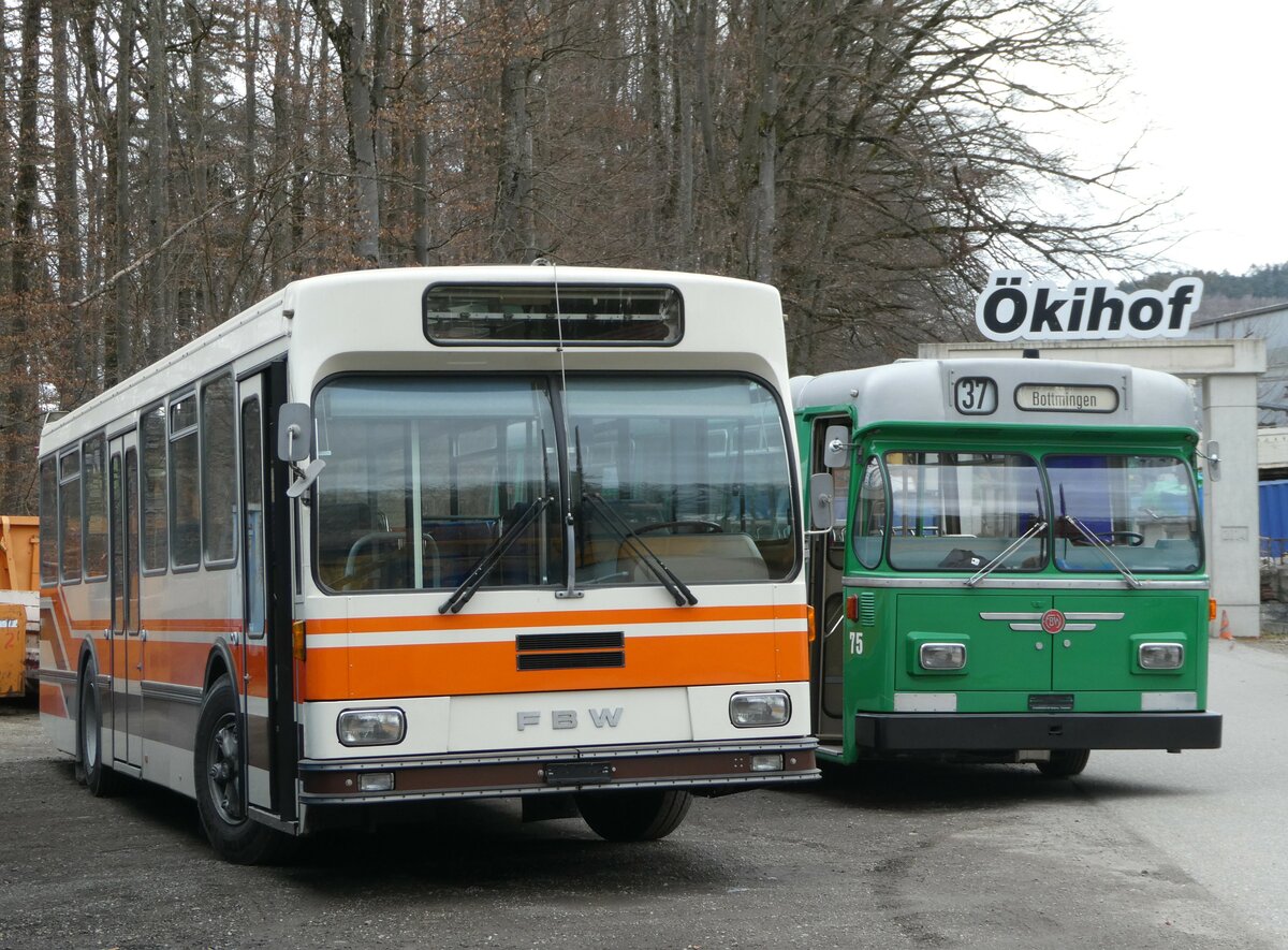 (246'687) - Wegmller, Mnsingen - FBW/R&J (ex Bamert, Wollerau) am 26. Februar 2023 in Oberburg, Ziegelgut