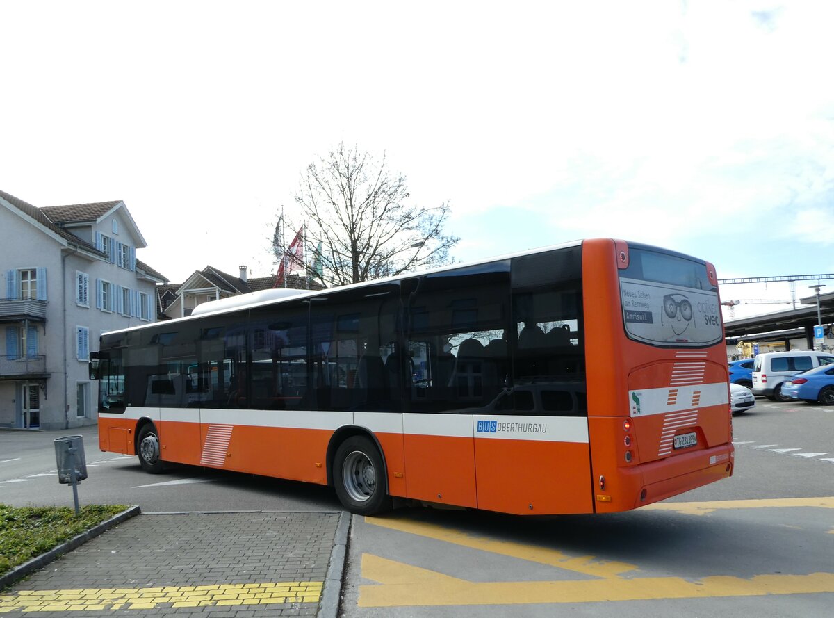 (247'821) - BOTG Amriswil - Nr. 402/TG 231'399 - Neoplan (ex Nr. 6) am 28. Mrz 2023 beim Bahnhof Amriswil