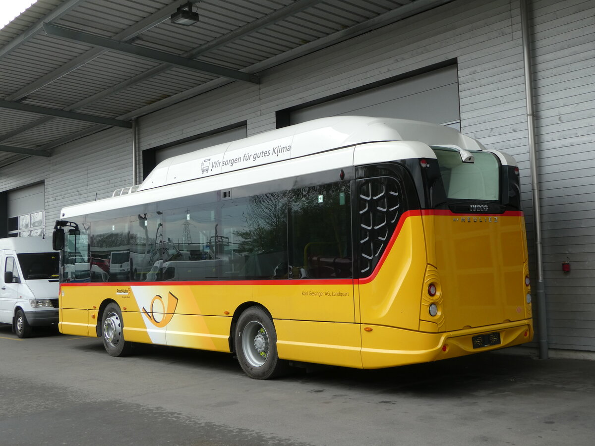 (249'071) - Gessinger, Bad Ragaz - PID 11'902 - Heuliez-Iveco am 22. April 2023 in Kerzers, Interbus