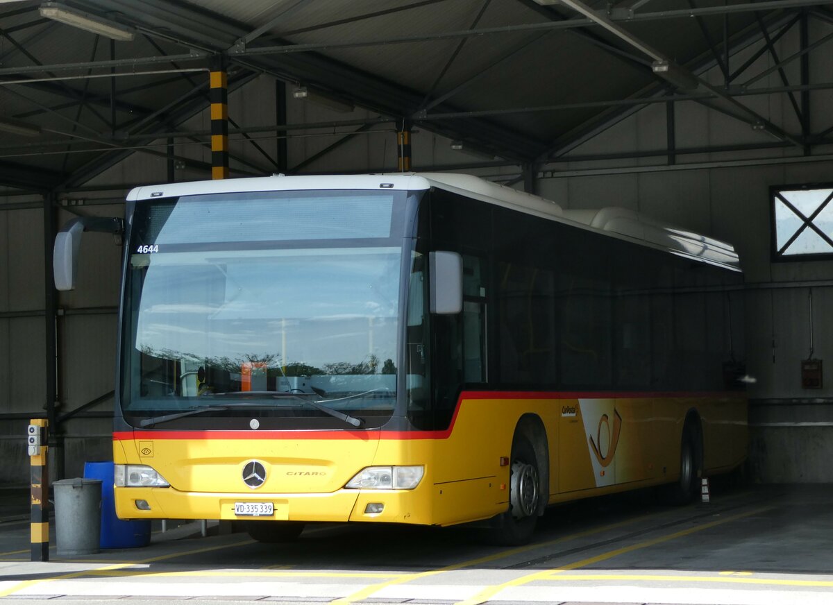 (249'646) - CarPostal Ouest - VD 335'339/PID 4644 - Mercedes am 5. Mai 2023 in Yverdon, Garage