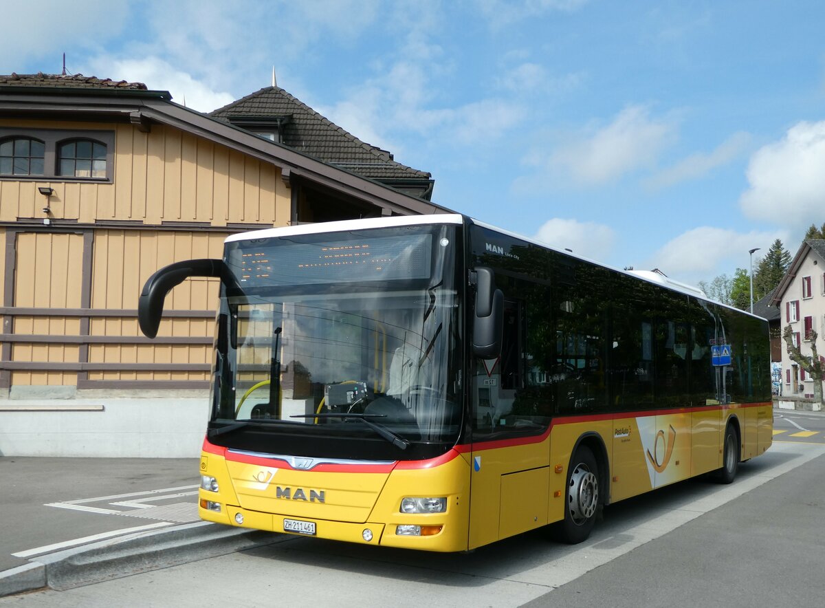 (249'697) - Mosser, Flaach - Nr. 324/ZH 211'461/PID 10'585 - MAN am 6. Mai 2023 beim Bahnhof Rickenbach-Attikon