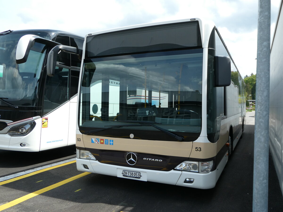 (249'769) - AZZK Zollikon - Nr. 53/ZH 738'053 - Mercedes am 6. Mai 2023 in Winterthur, EvoBus