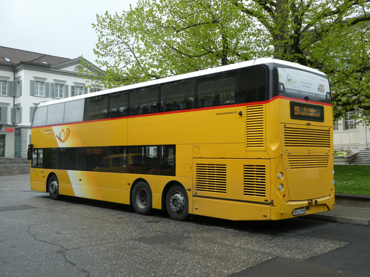 (250'094) PostAuto Ostschweiz - SG 443'909/PID 11'032 - Alexander Dennis am 16. Mai 2023 in Heiden, Post