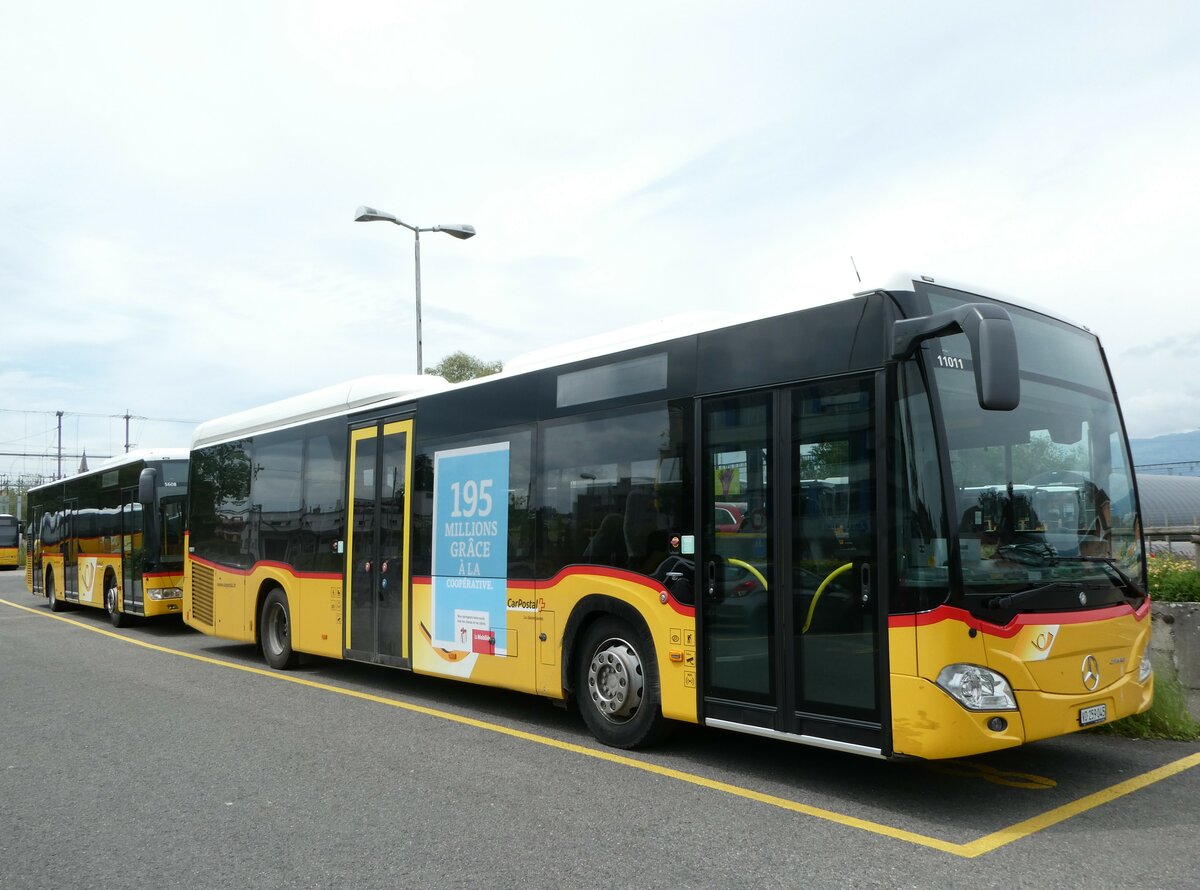 (250'197) - CarPostal Ouest - VD 259'045/PID 11'011 - Mercedes am 18. Mai 2023 in Yverdon, Garage