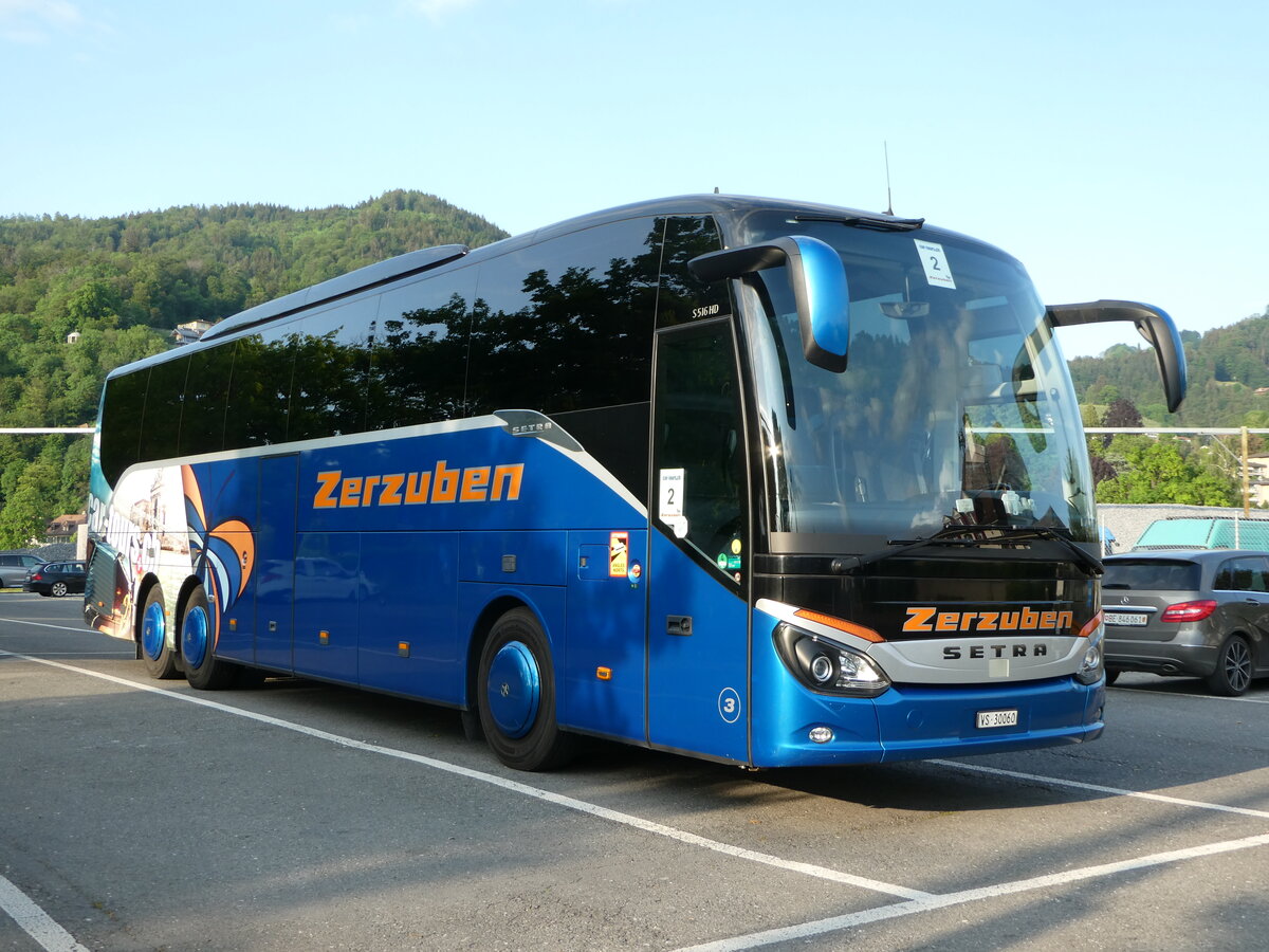 (250'682) - Zerzuben, Visp-Eyholz - Nr. 3/VS 30'060 - Setra am 28. Mai 2023 in Thun, Seestrasse