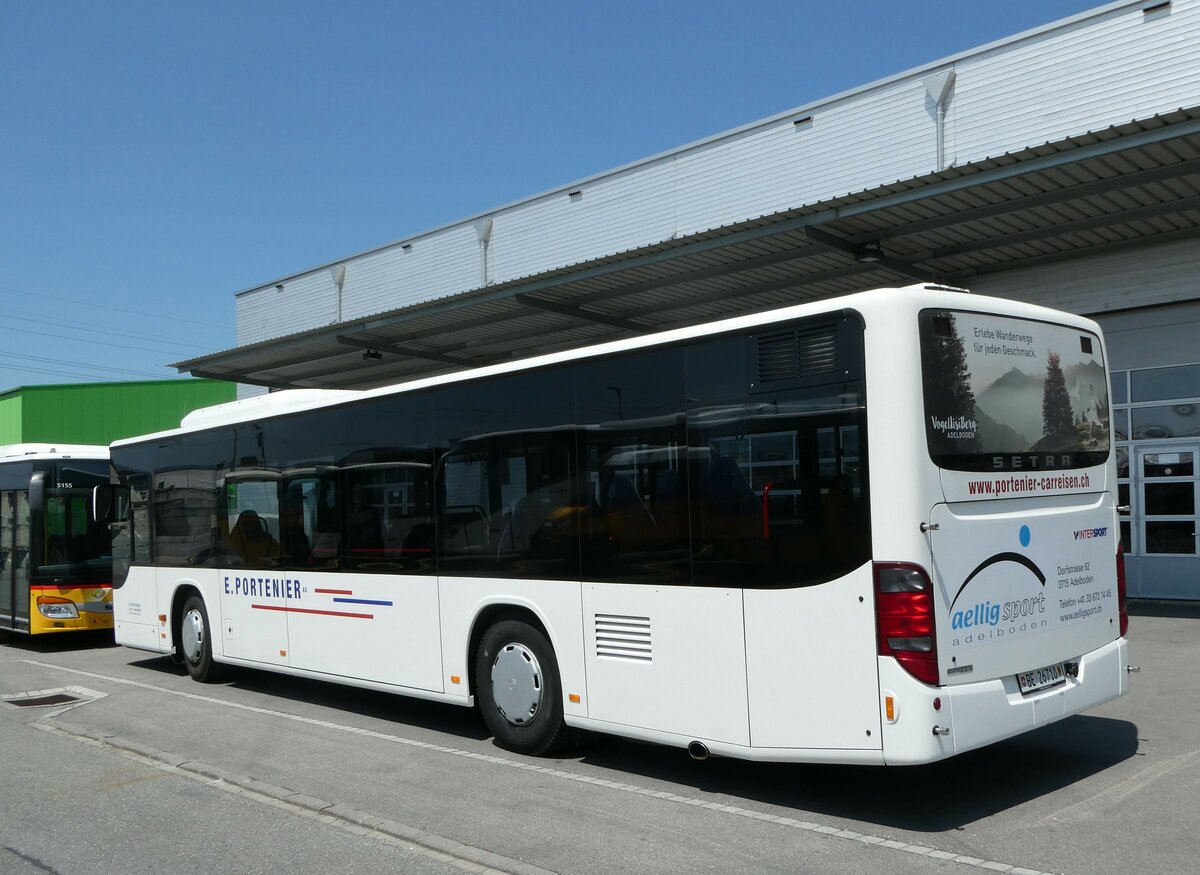 (250'709) - Portenier, Adelboden - Nr. 5/BE 26'710 - Setra am 29. Mai 2023 in Kerzers, Interbus