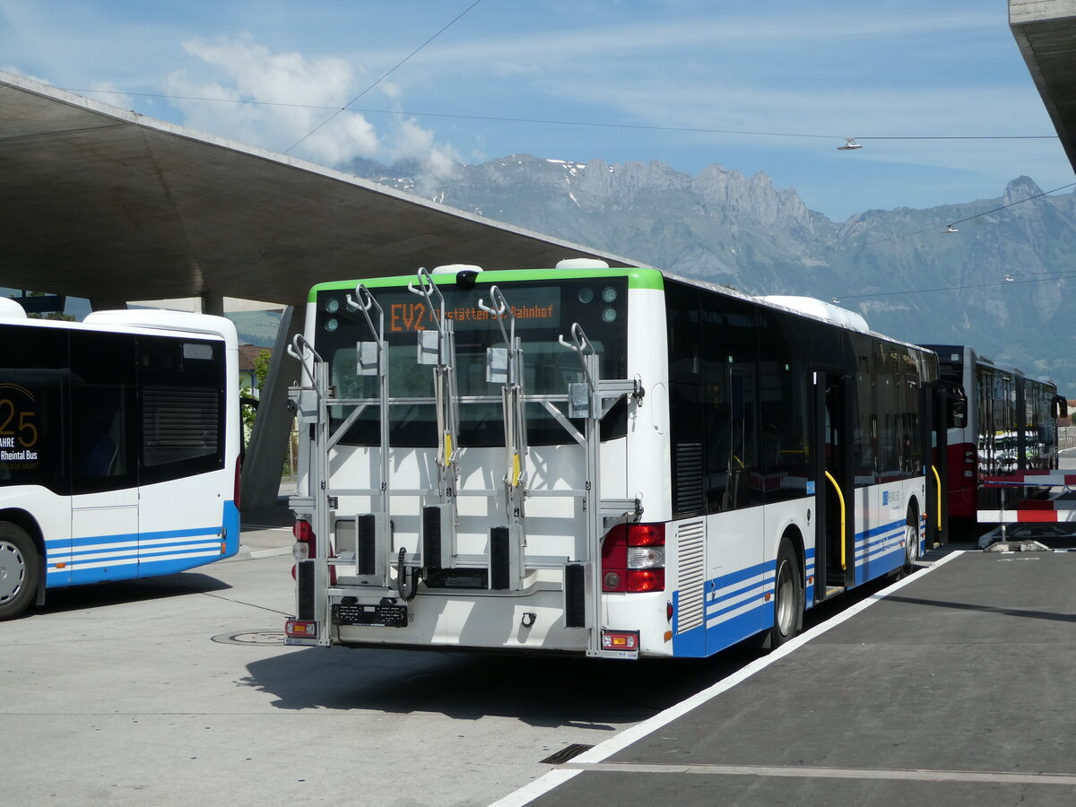 (250'766) - RTB Altsttten - Nr. 914/SG 482'210 - MAN (ex PostBus/A BD 15'358) am 30. Mai 2023 beim Bahnhof Buchs