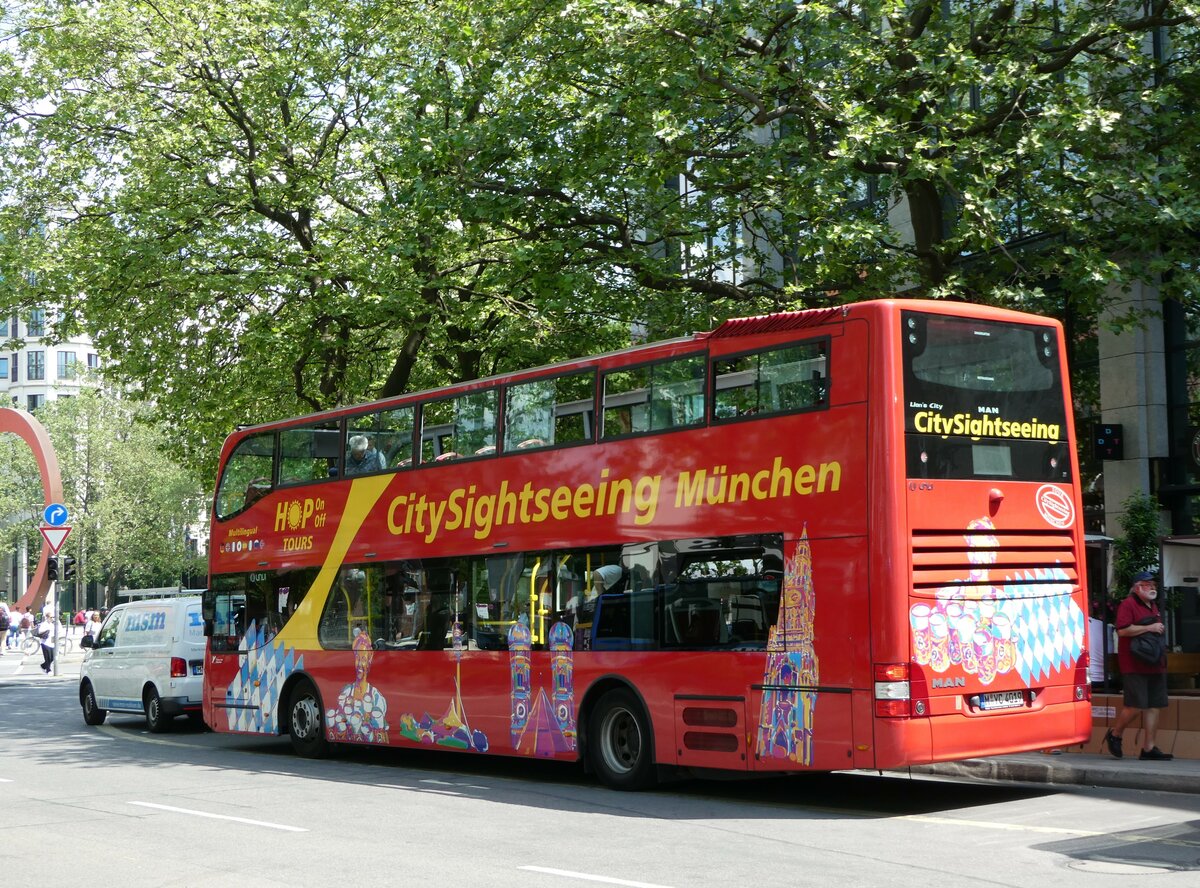 (251'085) - Yellow Cab Verkehrsbetrieb, Mnchen - M-YC 4019 - MAN am 5. Juni 2023 beim Hauptbahnhof Mnchen