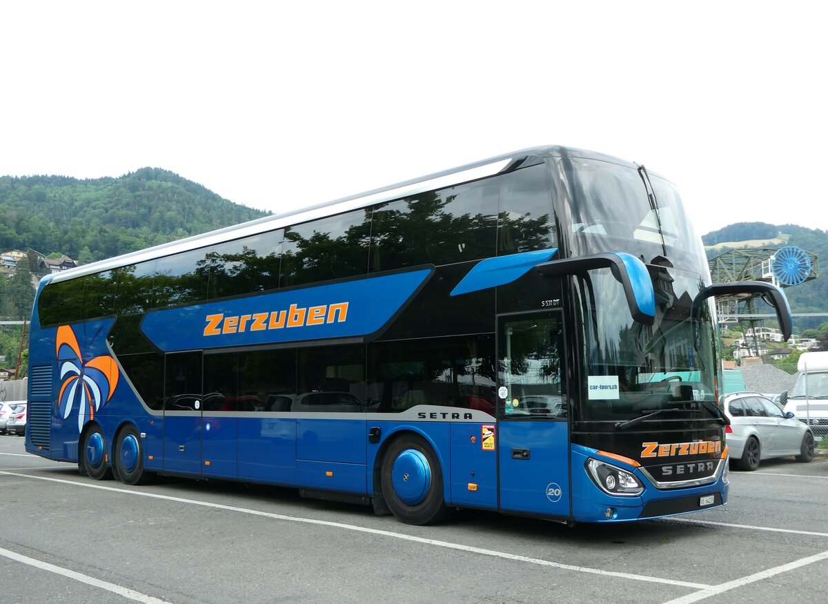 (251'245) - Zerzuben, Visp-Eyholz - Nr. 20/VS 64'233 - Setra am 9. Juni 2023 in Thun, Seestrasse