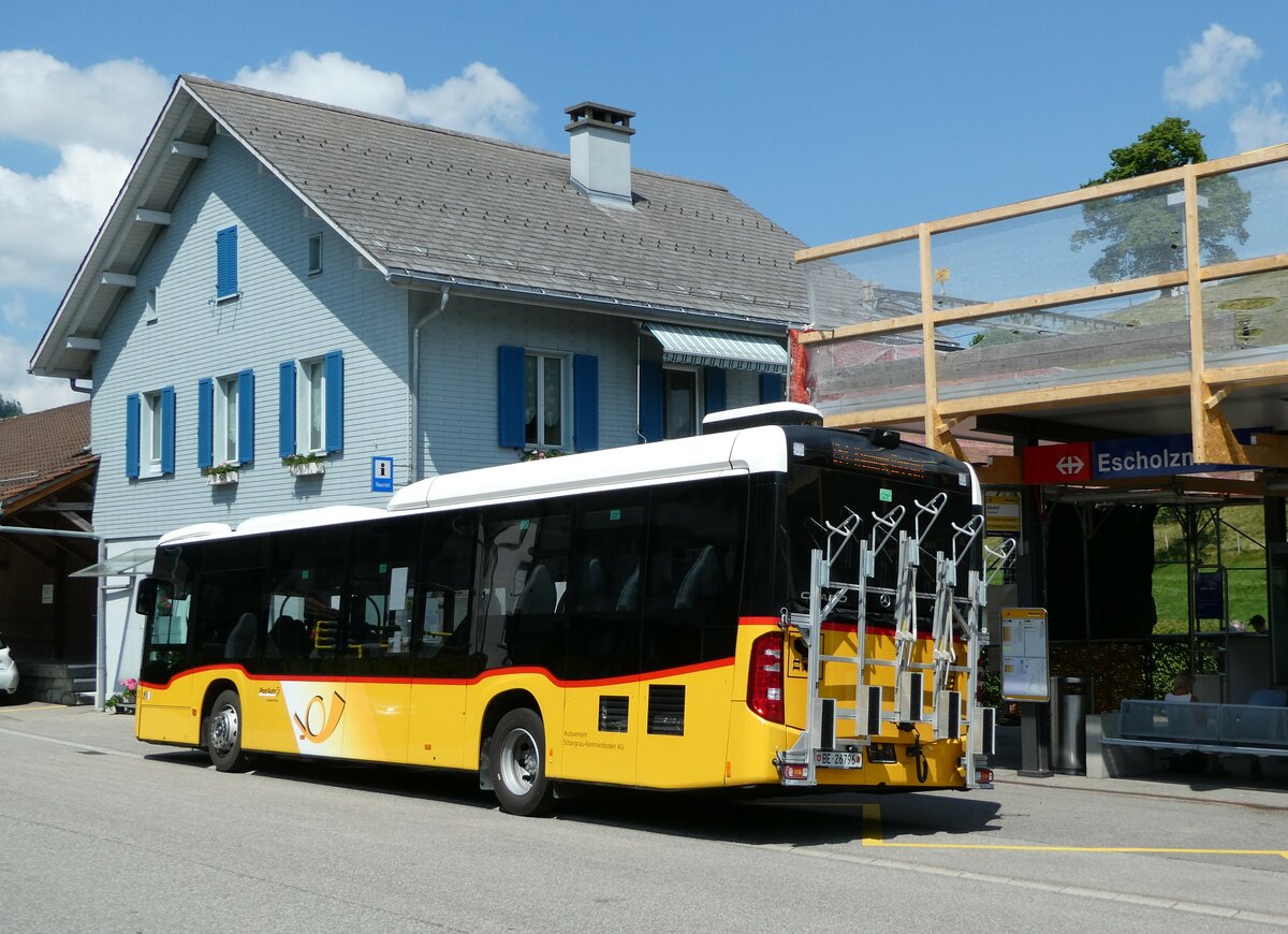 (251'391) - ASK Schangnau - Nr. 3/BE 26'796/PID 11'934 - Mercedes am 11. Juni 2023 beim Bahnhof Escholzmatt