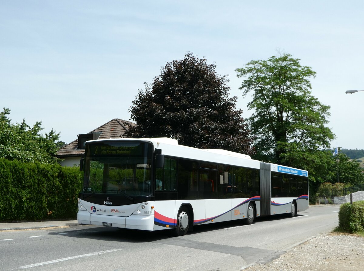 (251'810) - BBA Aarau - Nr. 173/AG 374'173 - Scania/Hess am 20. Juni 2023 in Erlinsbach, Oberdorf