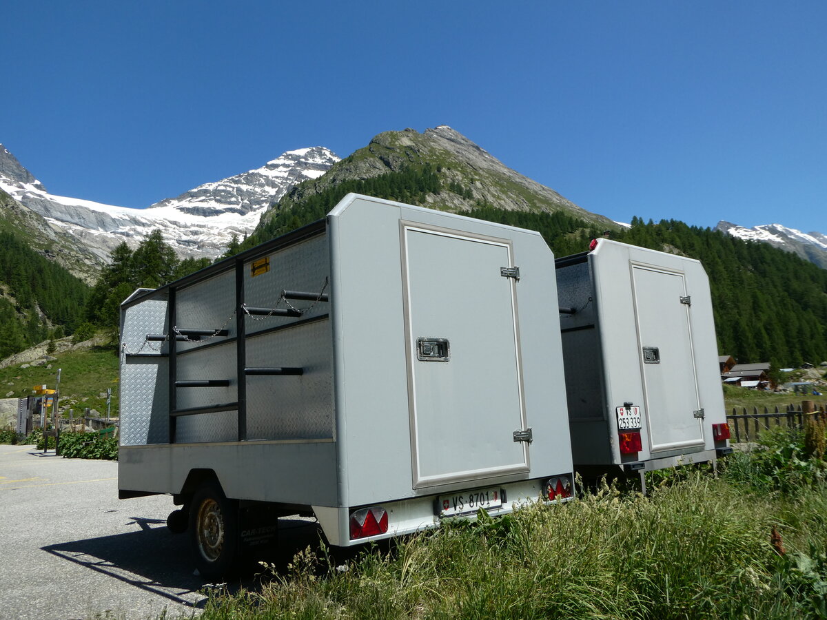 (252'045) - Jaggi, Kippel - Nr. 31/VS 8701 - Car-Tech Gepckanhnger am 25. Juni 2023 auf der Fafleralp