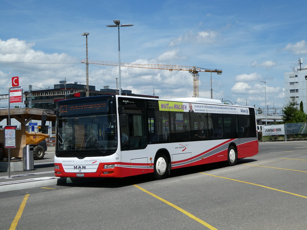 (252'833) - ASm Langenthal - Nr. 44/BE 420'514 - MAN am 20. Juli 2023 beim Bahnhof Langenthal