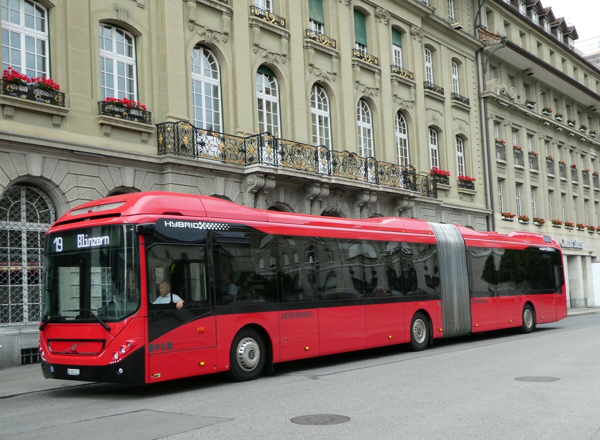 (252'951) - Bernmobil, Bern - Nr. 223/BE 881'223 - Volvo am 24. Juli 2023 in Bern, Bundesplatz