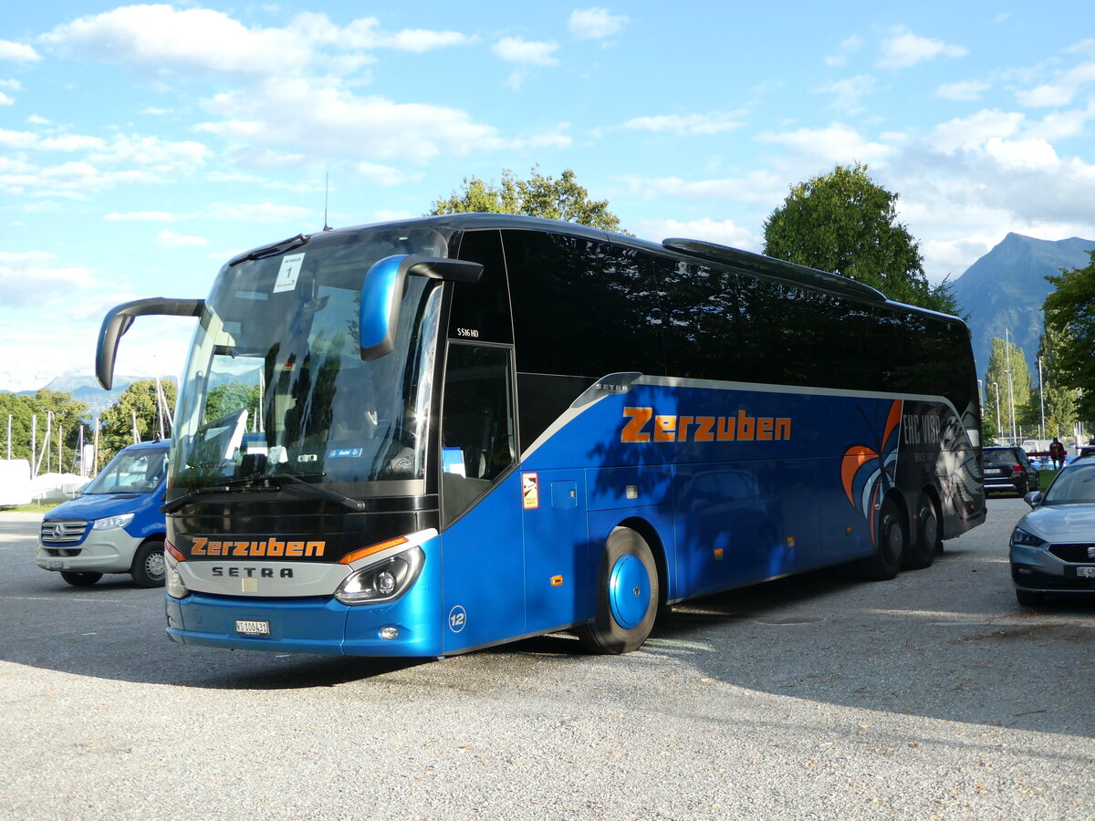 (253'059) - Zerzuben, Visp-Eyholz - Nr. 12/VS 100'431 - Setra am 26. Juli 2023 in Thun, Lachenwiese