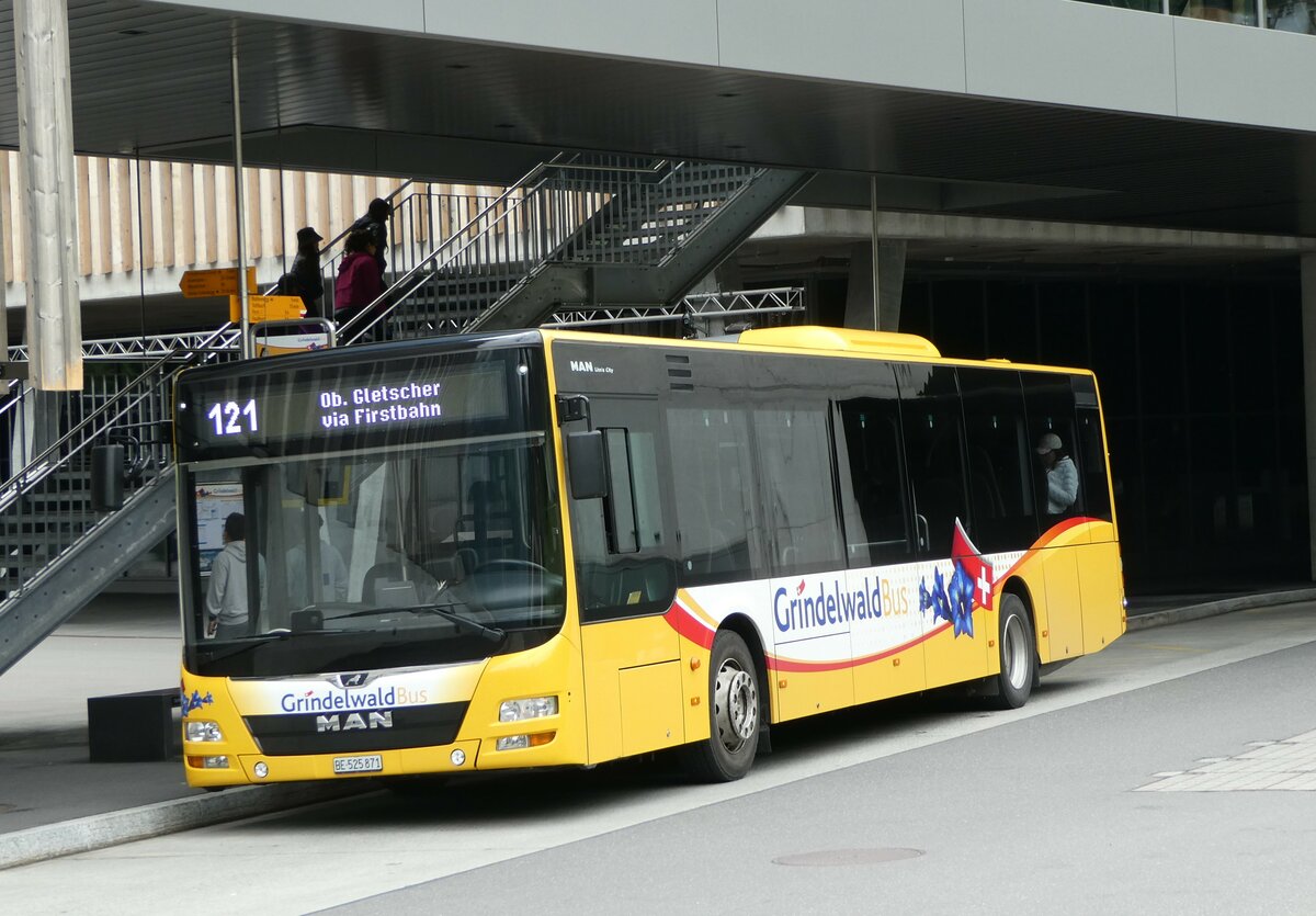 (253'414) - Grindelwaldbus, Grindelwald - Nr. 15/BE 525'871 - MAN am 5. August 2023 in Grindelwald, Terminal