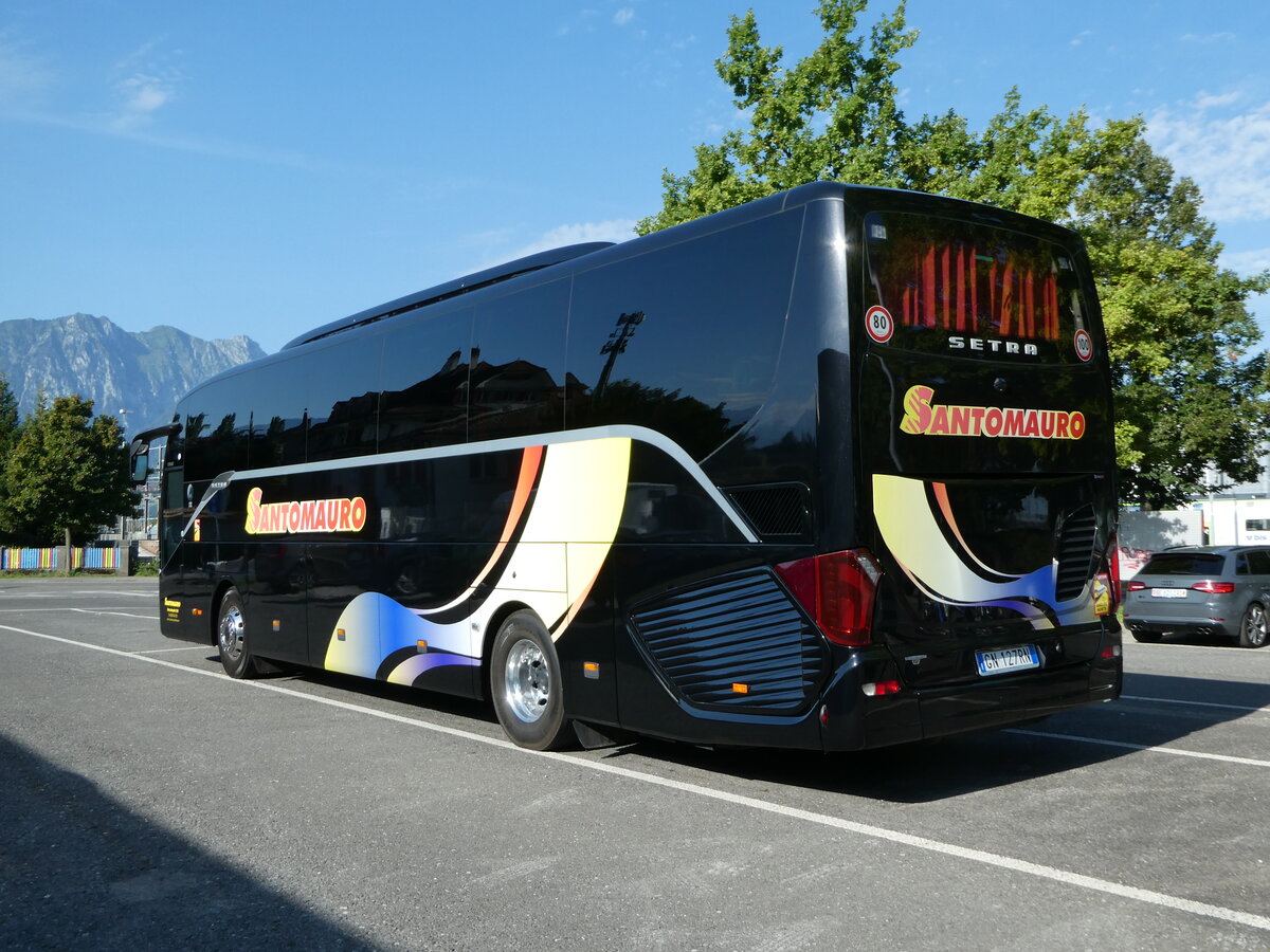 (253'777) - Aus Italien: Santomauro, Roccadaspide - GN--127 RN - Setra am 13. August 2023 in Thun, Seestrasse