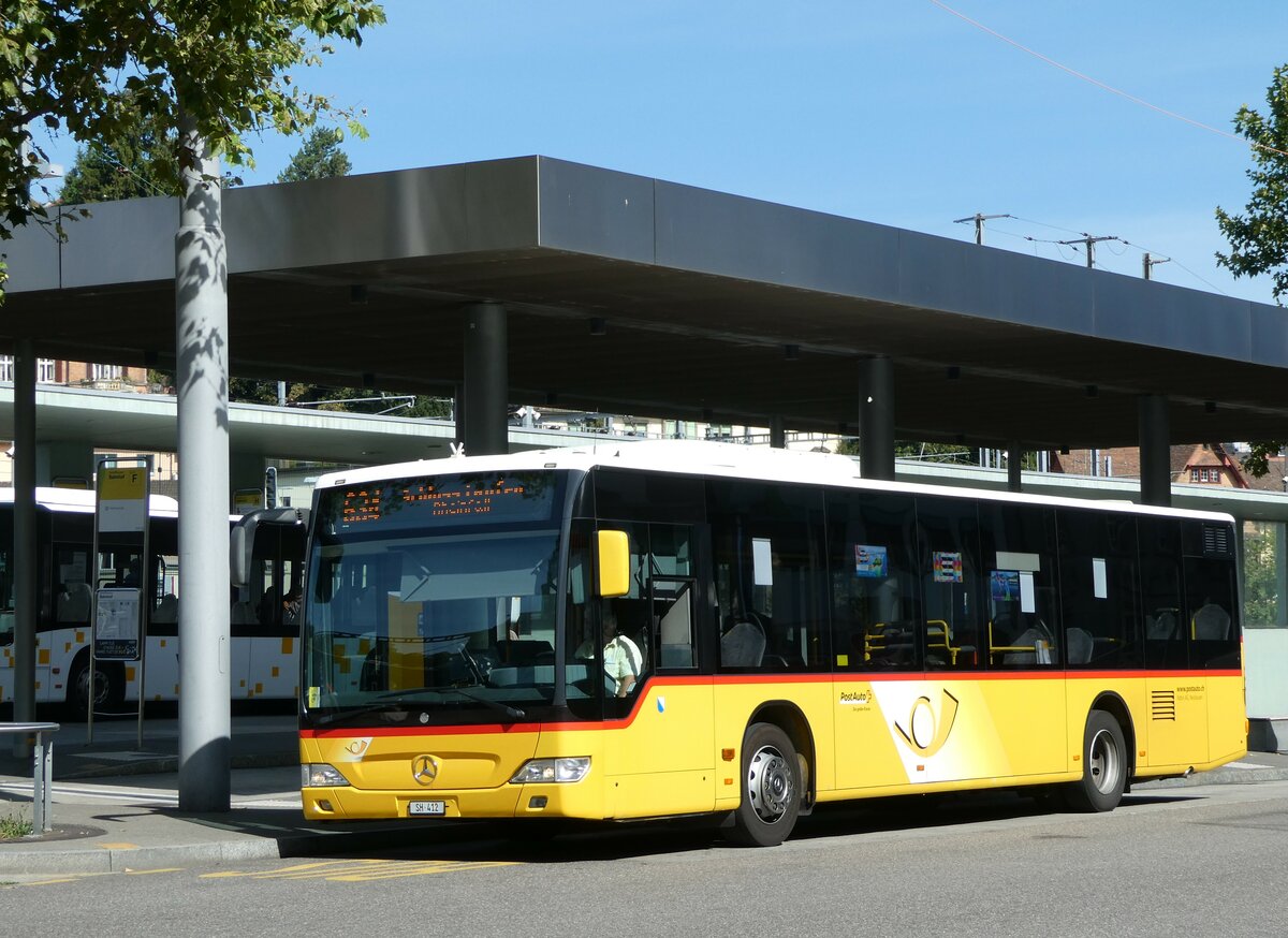(255'272) - Rattin, Schaffhausen - Nr. 284(12)/SH 412/PID 5564 - Mercedes am 17. September 2023 beim Bahnhof Schaffhausen