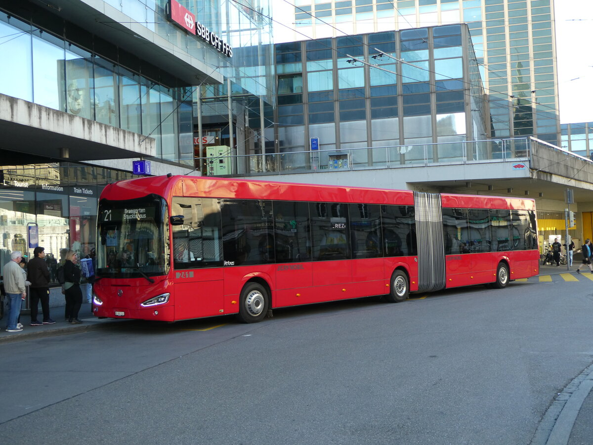 (255'549) - Bernmobil, Bern - Nr. 241/BE 881'241 - Irizar am 25. September 2023 beim Bahnhof Bern