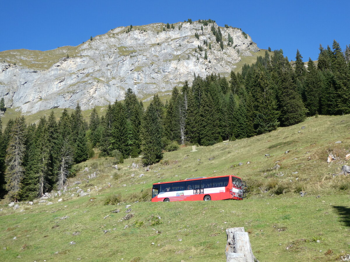 (255'773) - AFA Adelboden - Nr. 24/BE 26'701/PID 10'040 - Setra am 1. Oktober 2023 bei der Engstlenalp (Einsatz: PostAuto fr Engstlenalp-Bus)