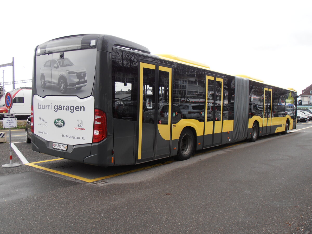 (257'796) - STI Thun - Nr. 712/BE 811'712 - Mercedes am 21. Dezember 2023 in Thun, CarTerminal